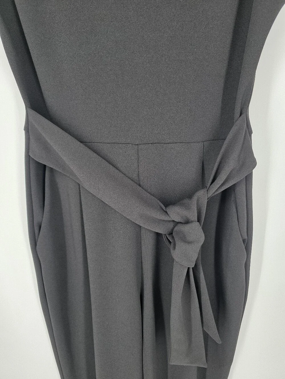 Express Black Cropped Jumpsuit, Sz S